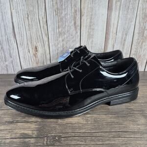 Nunn Bush Centro Flex Plain Toe Formal Oxford Dress Shoe Men's Sz 14 M Black NWT